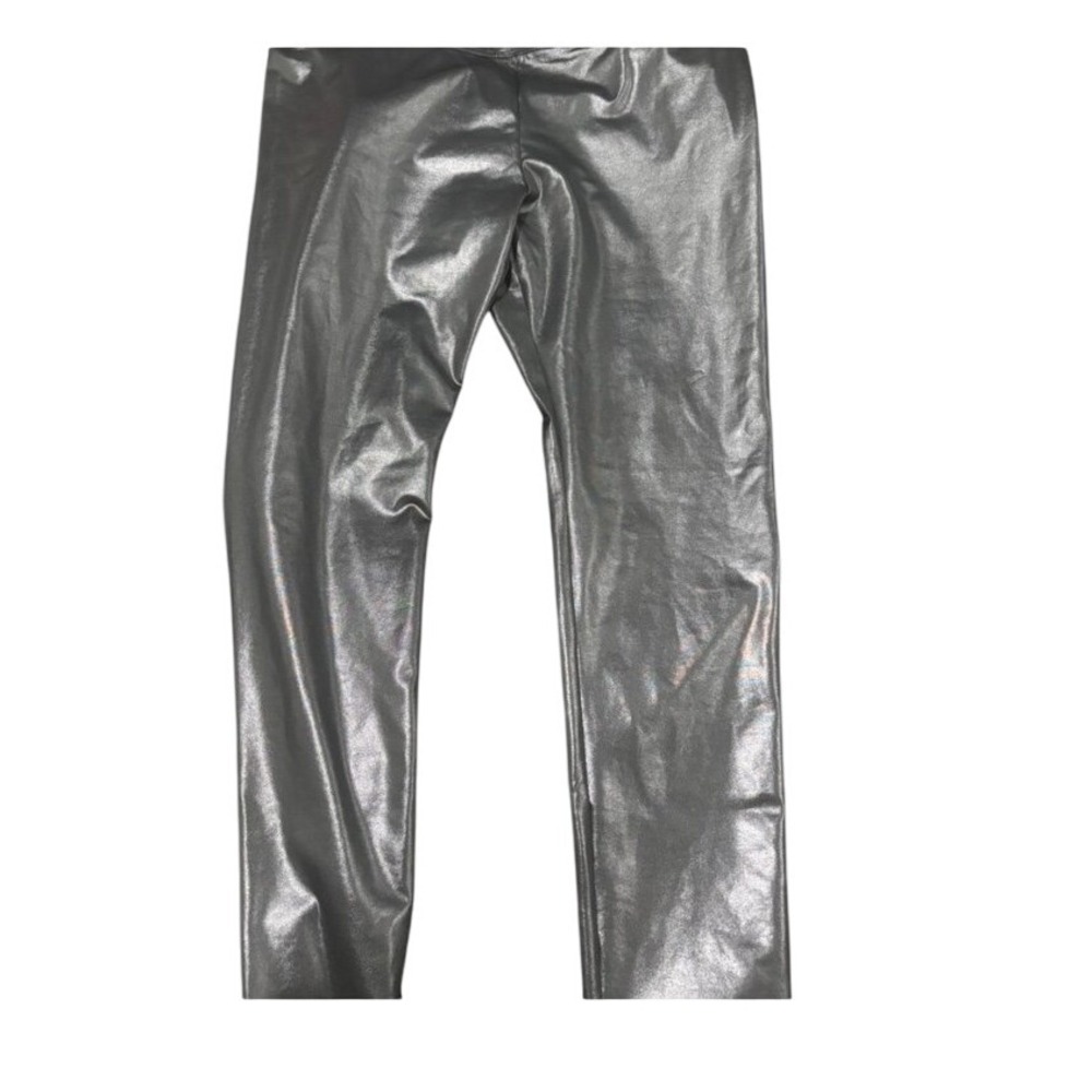 Wild Fable‎ Women Metallic Black Leggings Shiny Stretch Pants Size L - Picture 3 of 3